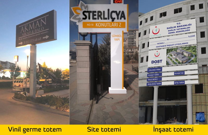 Ankara Totem Tabela